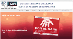 Desktop Screenshot of fmpc.ac.ma